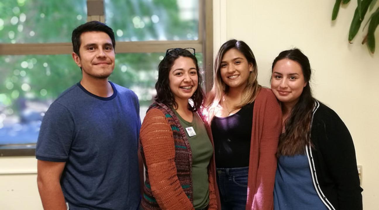 Americorps Vista members - Jesus, Iris, Lili, and Brenda