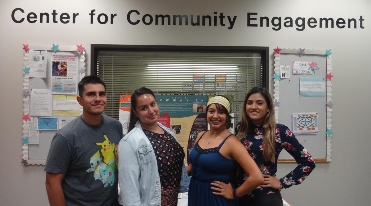 From left to right: Jesus, Brenda, Iris, and Liliana.
