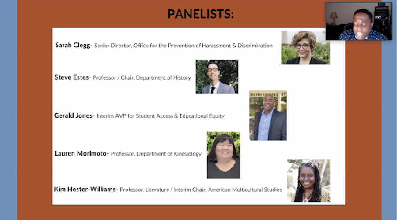 Panelists at History of Voting