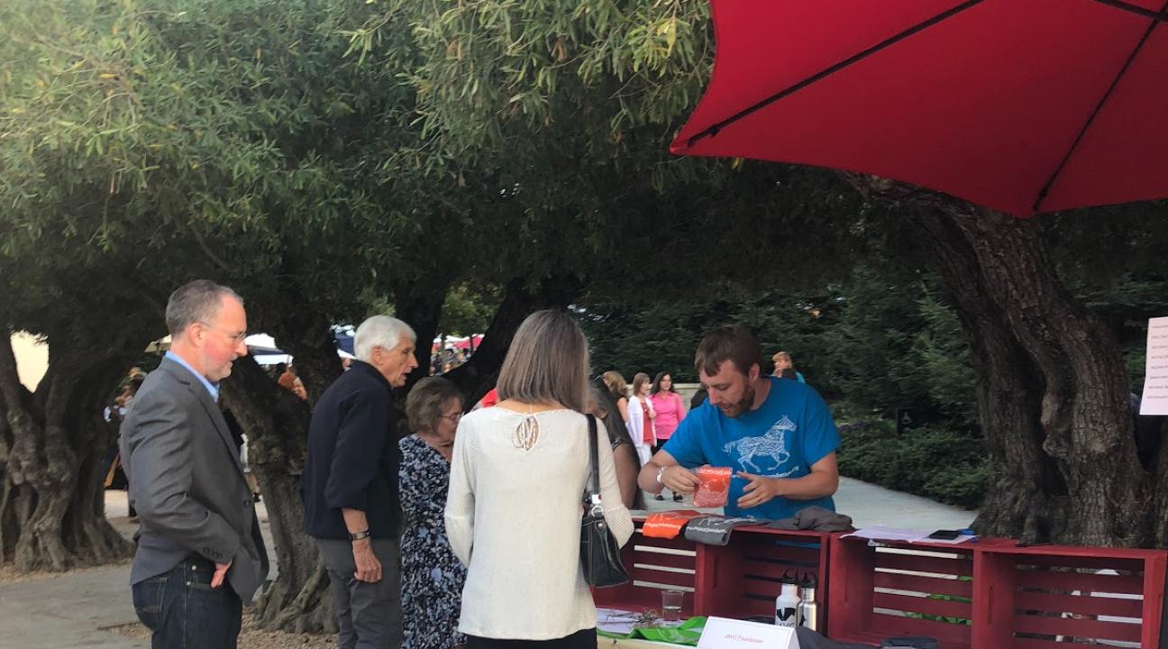 Attendees supporting Jaycee Dugard’s foundation, JAYC