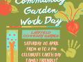 Community Garden Day flier 