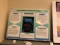 Poster board with nursing final projects