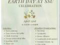 Earth Day at SSU flier