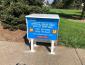Sonoma County Ballot Drop Box is placed near the SSU flagpole 