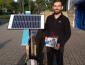 Randy Hanai presents his solar project