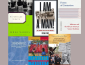 A collage of six different books from SSU faculty