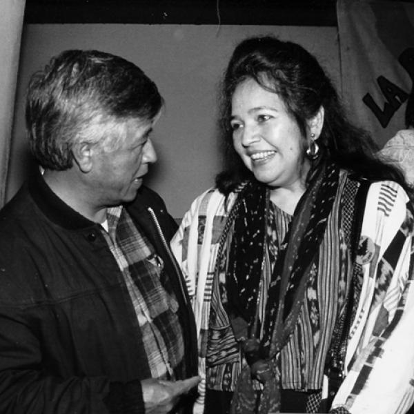 Dr. Velia Garcia and Cesar Chavez