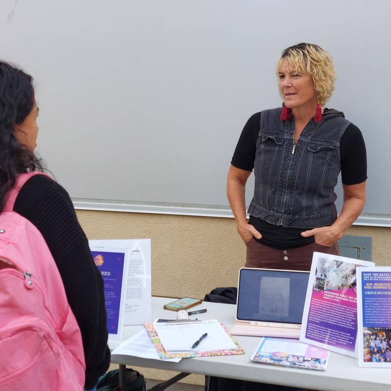 Community partner tabling