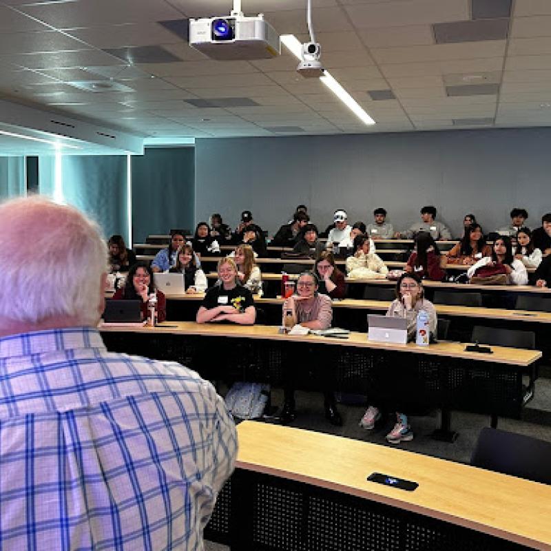 Shadow Day - students in lecture hall