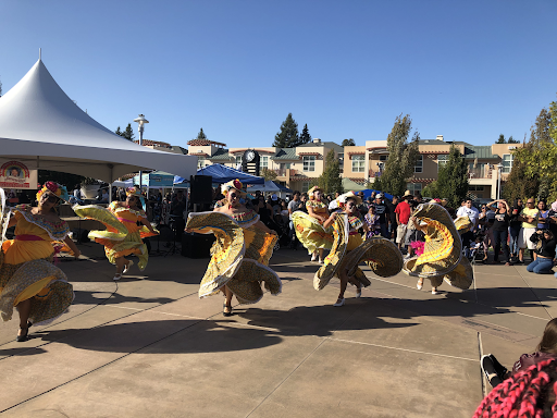 Dancing at the first Latino Festival 