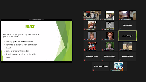 Screenshot Zoom Meeting on Vaccines 4