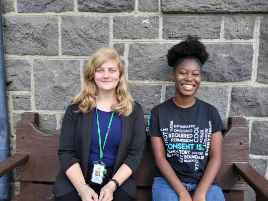 Student Assistants Alex & Jen