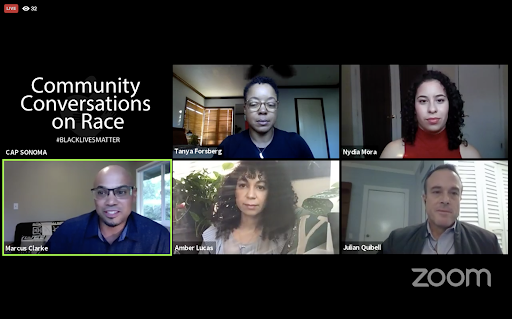 Screenshot Zoom meetings with CAPS