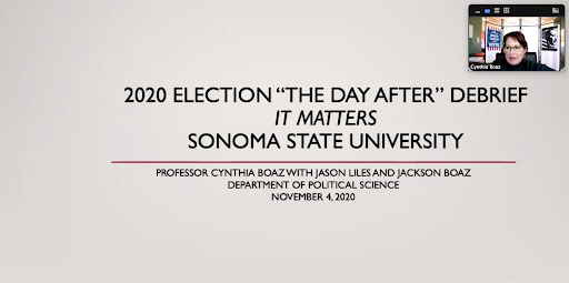 Screenshot of slide from "Day After" Zoom meeting 1