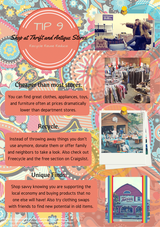 Tip 9: Shopping at Thrift and Antique Stores 