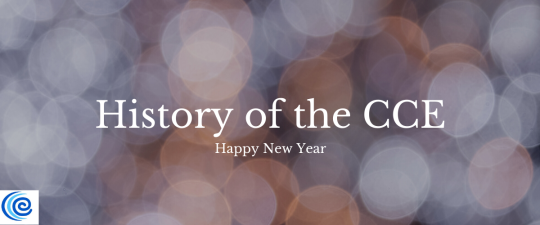 History of the CCE blog banner