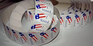 Roll of "I Voted" stickers