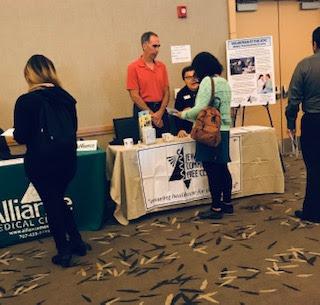 Exhibitors at the Latino Health Fair