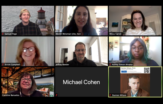 Updating the mission statement, Zoom meeting