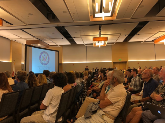 Sonoma County and SSU students watch as the panel discussed the climate change.