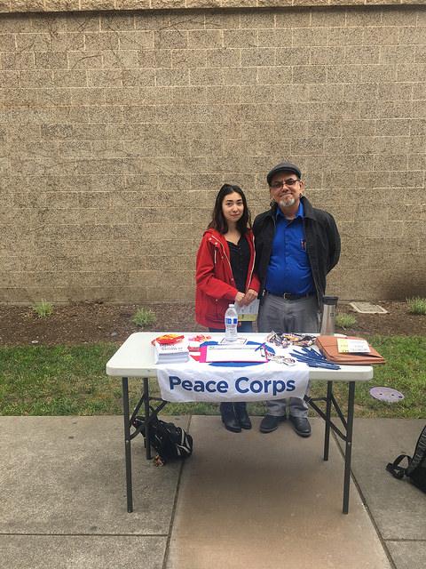 Peace Corps tabling at SSU