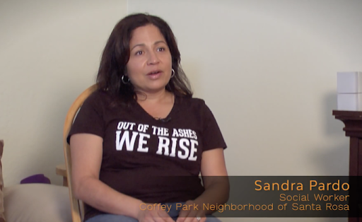 Sandra Pardo, Social Worker in Santa Rosa