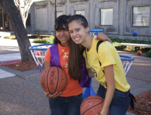 Kinesiology student Emily Giorgi and Analyssa Munoz