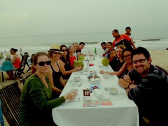 SSU Business Grad and Undergrad service-learning students in Bali, Indonesia.