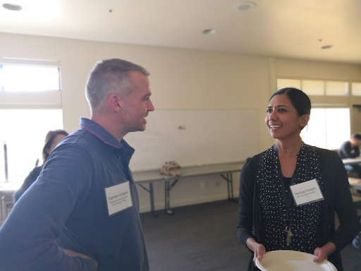 SSU professors checking in during workshop