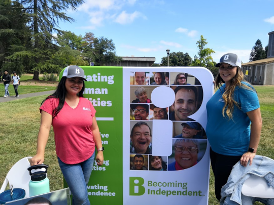 Becoming Independent attending campus event at SSU