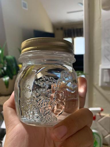 Sustainability - reusable glass jar