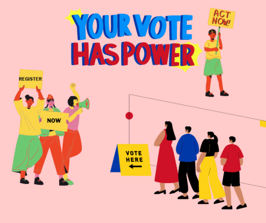 Your Vote Has Power social media post