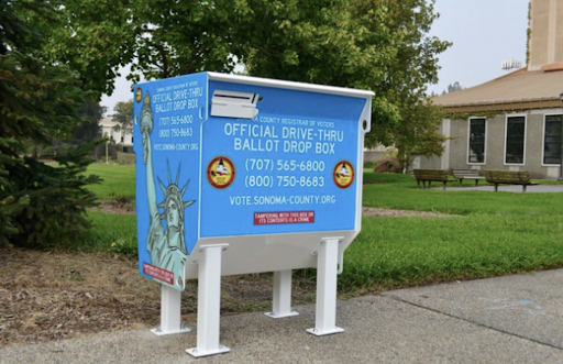 Ballot box at SSU