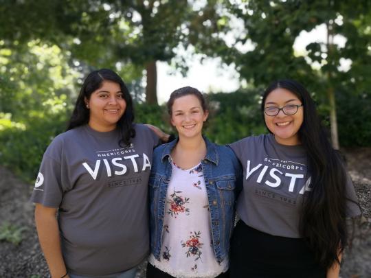 From left to right: Elizabeth Villasenor, Suzie Littlewood, and Pam Rivas