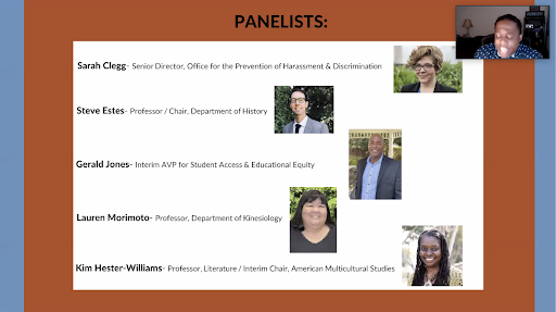 Panelists at History of Voting