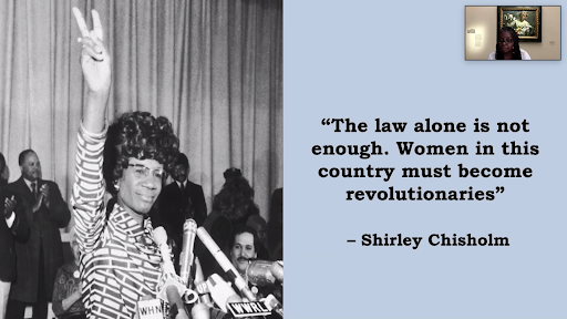 Shirley Chishom quote and photo - Voting