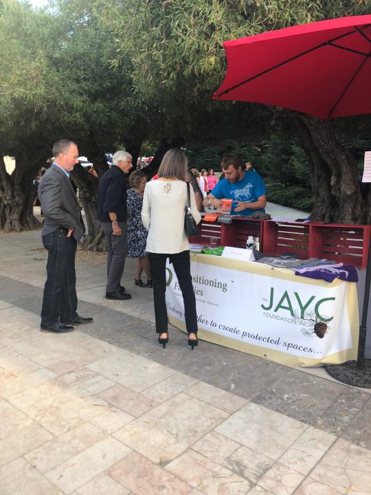 Attendees supporting Jaycee Dugard’s foundation, JAYC