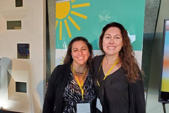 Gina Baleria and Emily Acosta Lewis