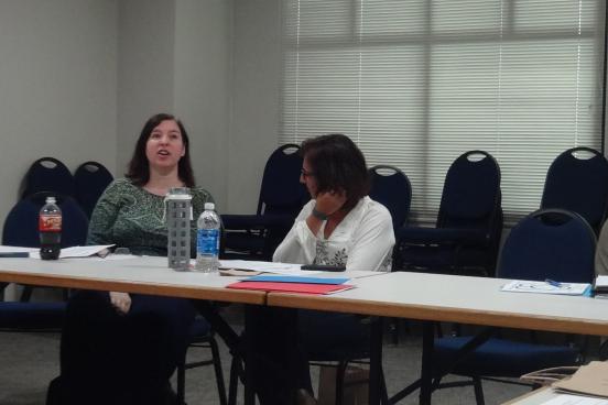 Faculty from SSU and the College of Marin introducing themselves
