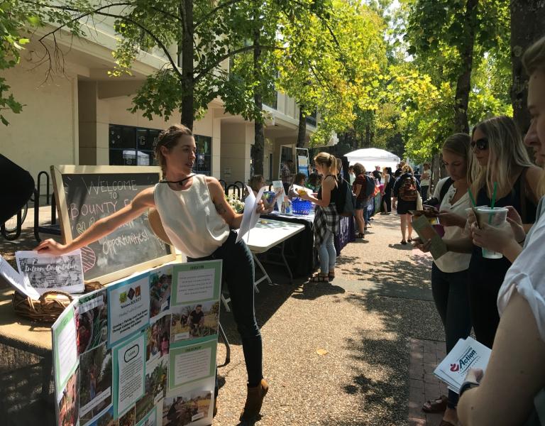 Internship Fair Tabling