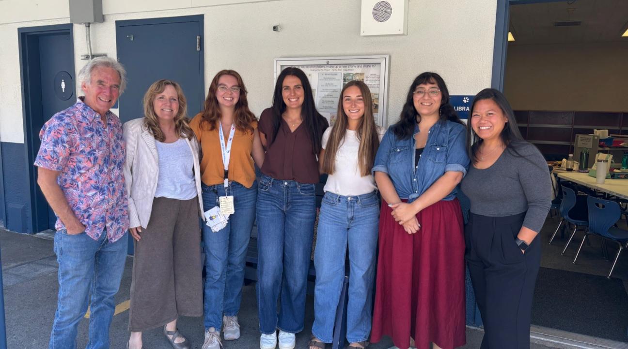 Group photo at University Elementary La Fiesta