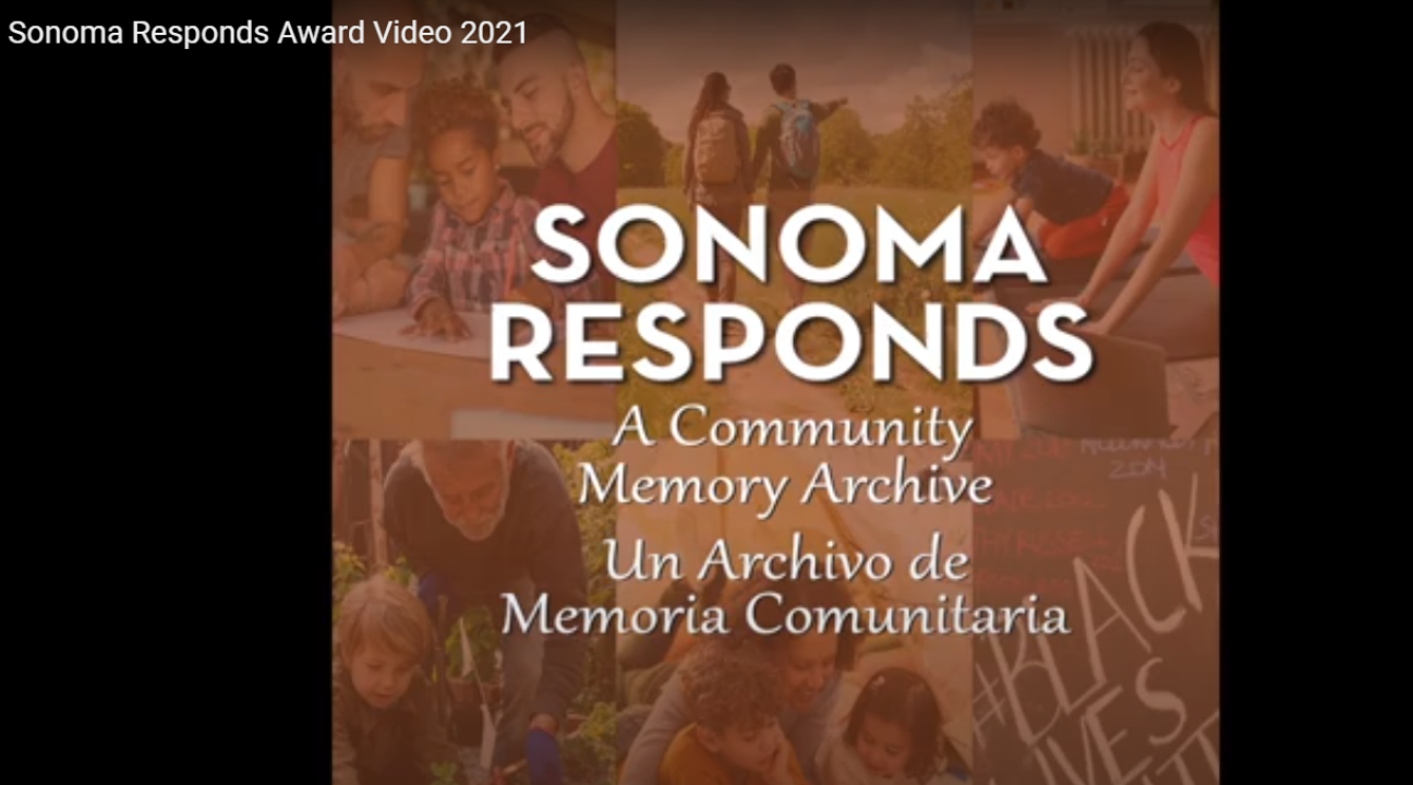 Slide from Sonoma Responds: A Community Memory Archive