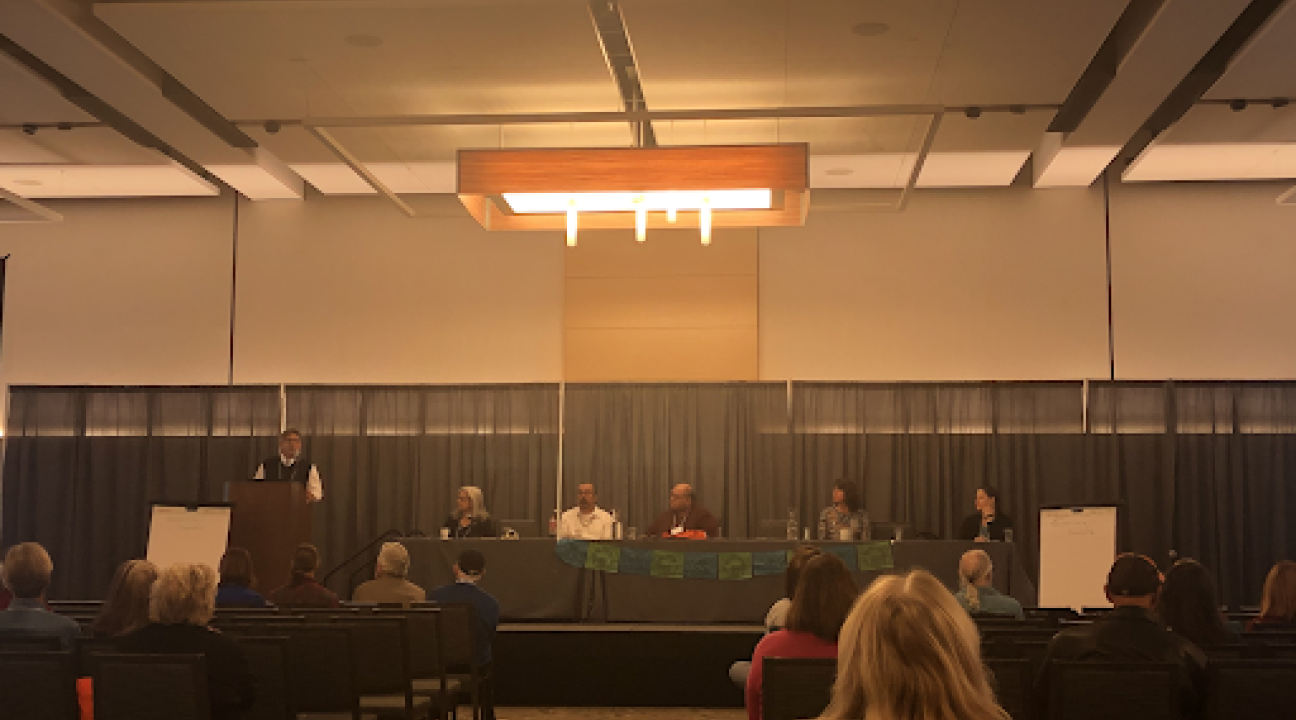 Panel of speakers at Calif. Indian Conferece, 11-16-2019