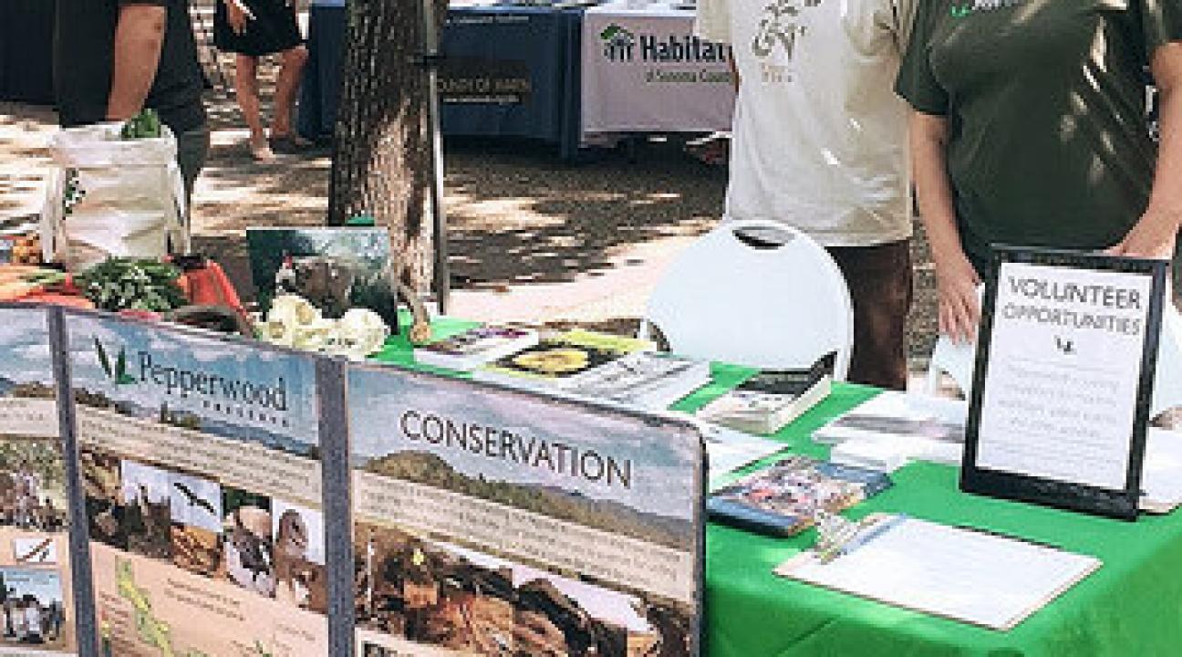 Pepperwood Preserve's table