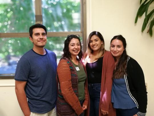 Americorps Vista members - Jesus, Iris, Lili, and Brenda
